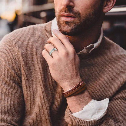 Titanium Smart Ring für Damen und Herren mit IPX8 Wasserdichtigkeit, Gesundheitsüberwachung und Leichtgewicht