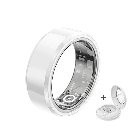 Titanium Smart Ring für Damen und Herren mit IPX8 Wasserdichtigkeit, Gesundheitsüberwachung und Leichtgewicht