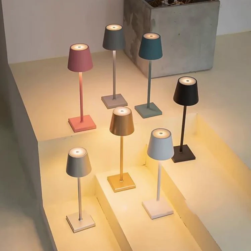 Touch-sensitive LED-Tischlampe - Kabellos | Stilvolles Design