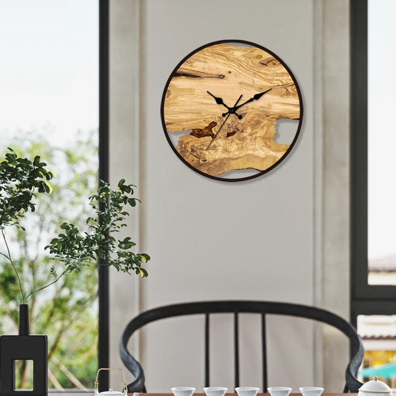 Transparente Wanduhr - Modernes Design