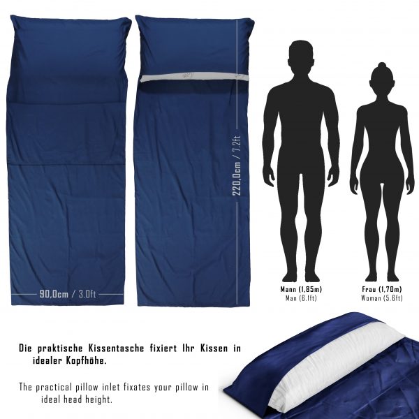 Schlafsack - Ultraleicht &amp; Kompakt für Camping