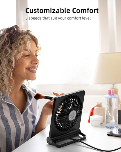 Starker Wind Tischventilator - Ultraleise &amp; Kompakt