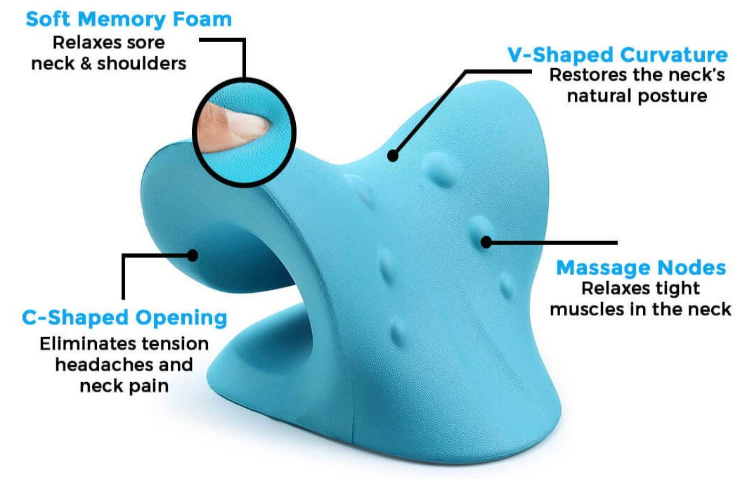 Zervikale Traction Pillow – Nacken- &amp; Schultermassager