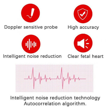 Fetal Doppler Herzfrequenzmonitor für schwangere Frauen