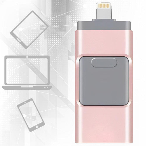 USB-Flash-Laufwerk für iPhone &amp; Android - 128 GB Hochgeschwindigkeits-Speicher für Fotos, Videos und Dateiübertragung