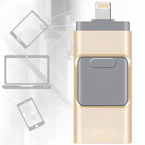 USB-Flash-Laufwerk für iPhone &amp; Android - 128 GB Hochgeschwindigkeits-Speicher für Fotos, Videos und Dateiübertragung