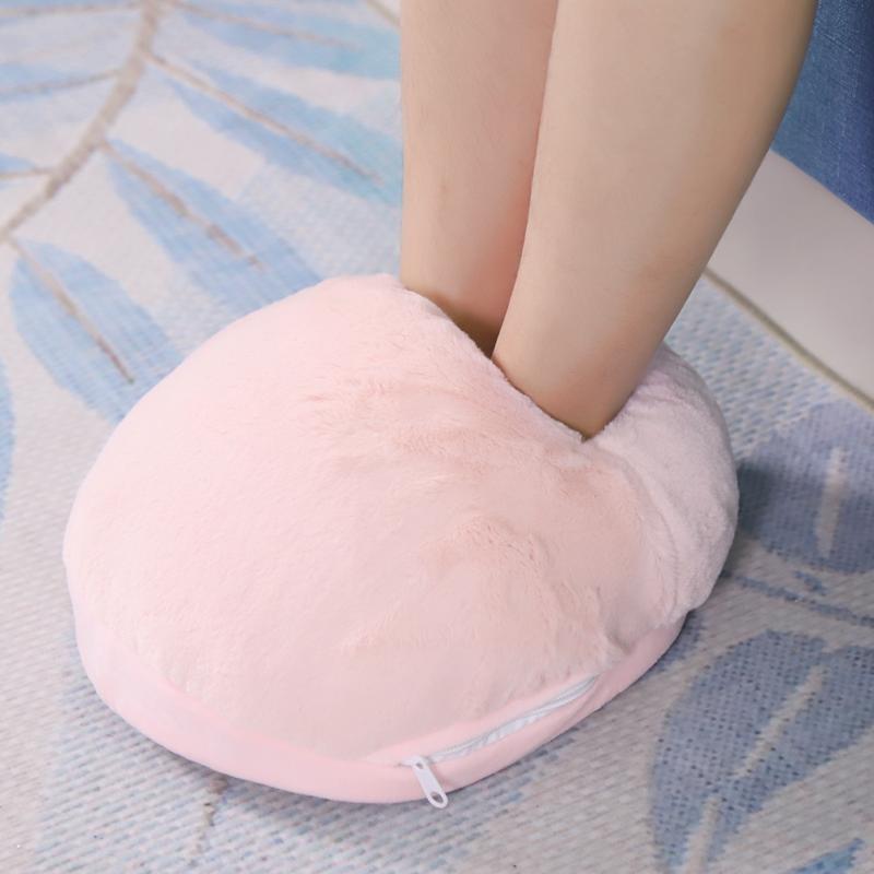 USB Fußwärmer 5V – Elektrisches Heizkissen für Füße und Hände, Waschbarer Plüsch, 50–60 °C