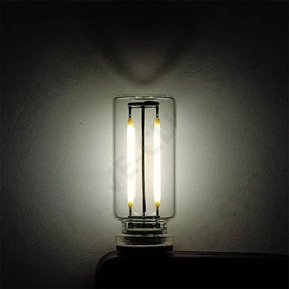 USB Touch-Control Glühlampe – Set von 2 5V Glühbirnen zum Erzeugen einer warmen und gemütlichen Atmosphäre mit stilvoller Filamentbeleuchtung