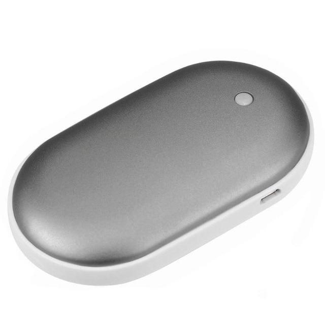 Wiederaufladbare Handwärmer mit Powerbank für kalte Tage