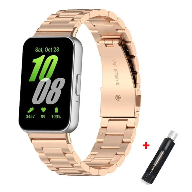 Edelstahl-Uhrenarmband für Samsung Fit 3