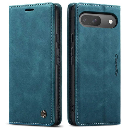 Slim Magnetic Leather Case Für Google Pixel