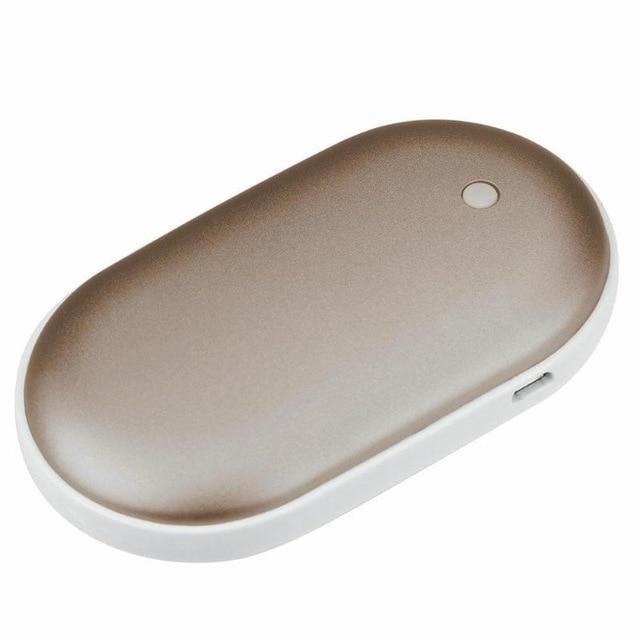 Wiederaufladbare Handwärmer mit Powerbank für kalte Tage
