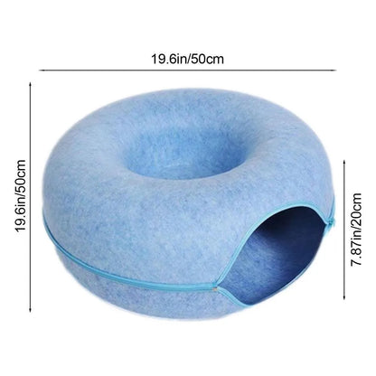 CosyPaw | 2-in-1 Donut Katzenbett