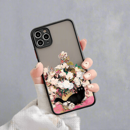 Van-Gogh Ölmalerei Katze Stoßsichere iPhone Hülle