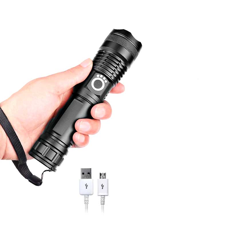 USB leistungsstarker Taschenlampe