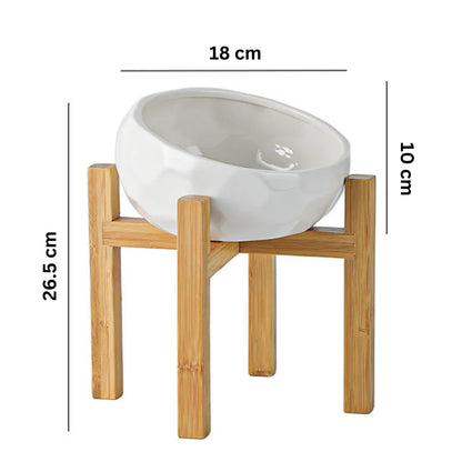 FutterThron – Ergonomisch erhöhte Futterschüssel für Katzen mit Stil