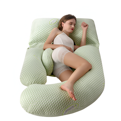 Ergonomisches Schwangerschaftskissen aus weicher Baumwolle