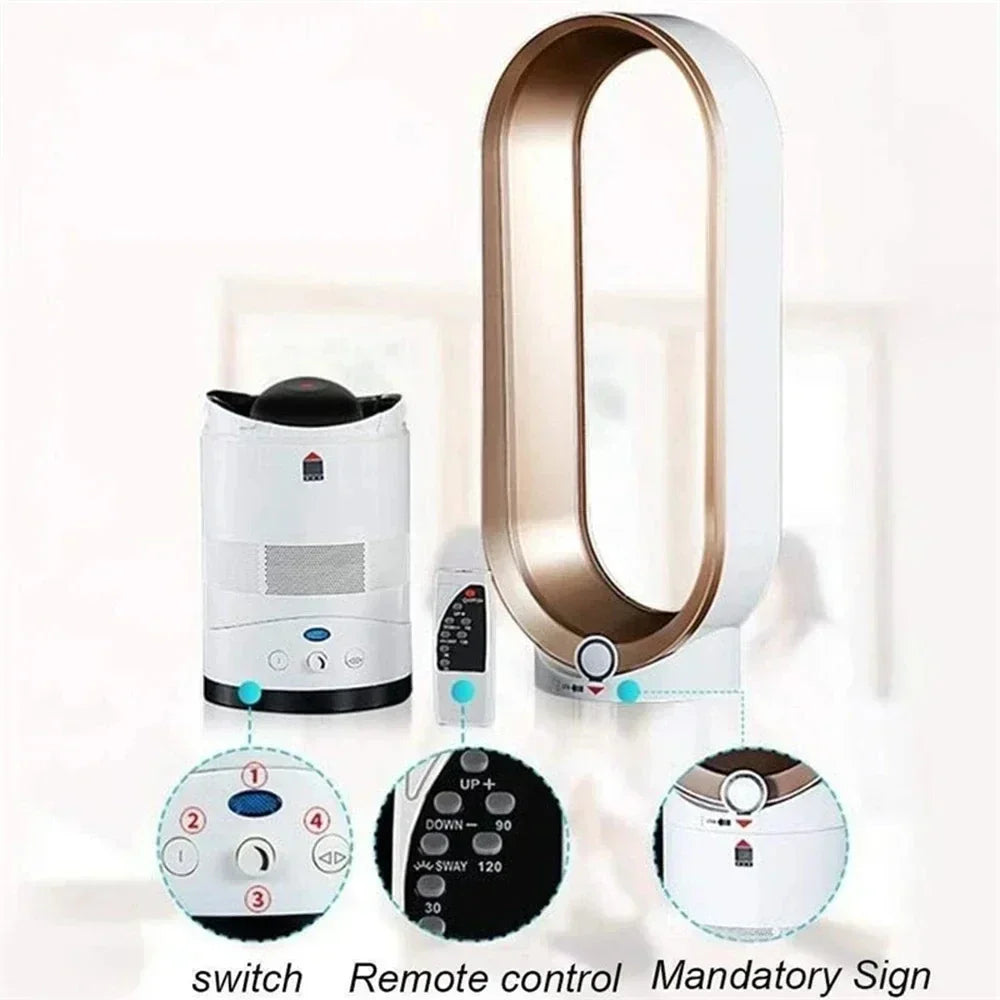 Tischventilator ohne Blades – Leises Kühlen &amp; Elegantes Design