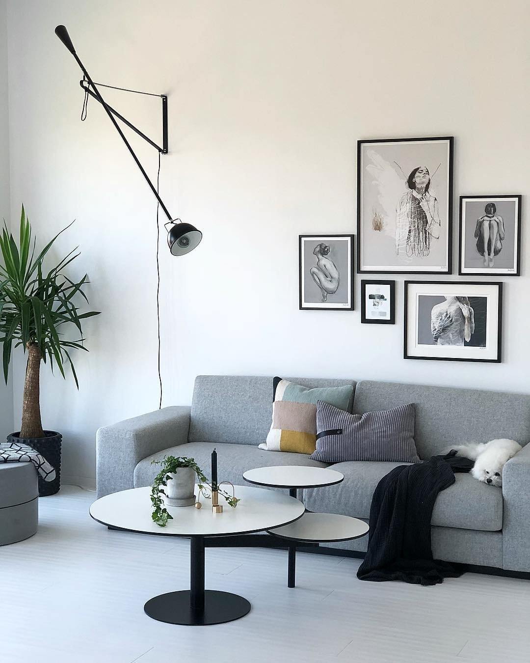 Moderne Wandleuchte 265 - Verstellbare Industriebeleuchtung