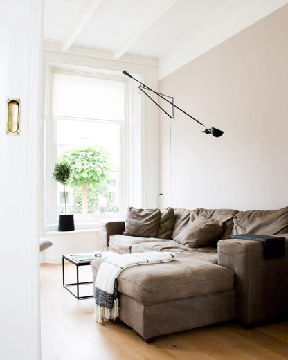 Moderne Wandleuchte 265 - Verstellbare Industriebeleuchtung