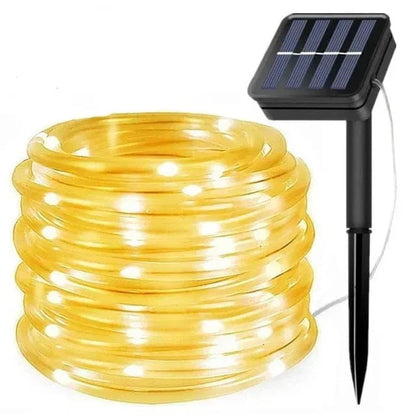 Solar Lichterkette Outdoor | Wasserdicht mit 300 LEDs und 8 Modi