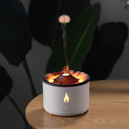 Volcano Aroma Diffuser mit 360ml Wassertank, Aromatherapie, Luftbefeuchter &amp; Stimmungslicht