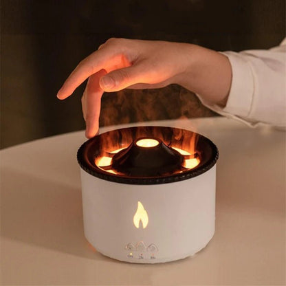 Volcano Aroma Diffuser mit 360ml Wassertank, Aromatherapie, Luftbefeuchter &amp; Stimmungslicht