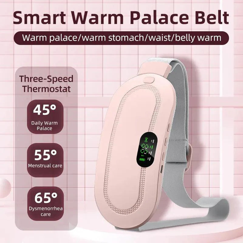 Warm Palace Gürtel Intelligente Heizung Menstruelle Wärme Pad Bauchmassager Menstruationsschmerzen Linderung Gebärmutter Kälte und Warmhalten