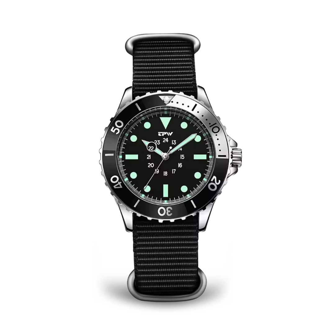 Wasserdichte Herren-Taucheruhr - Militärdesign &amp; Präzision
