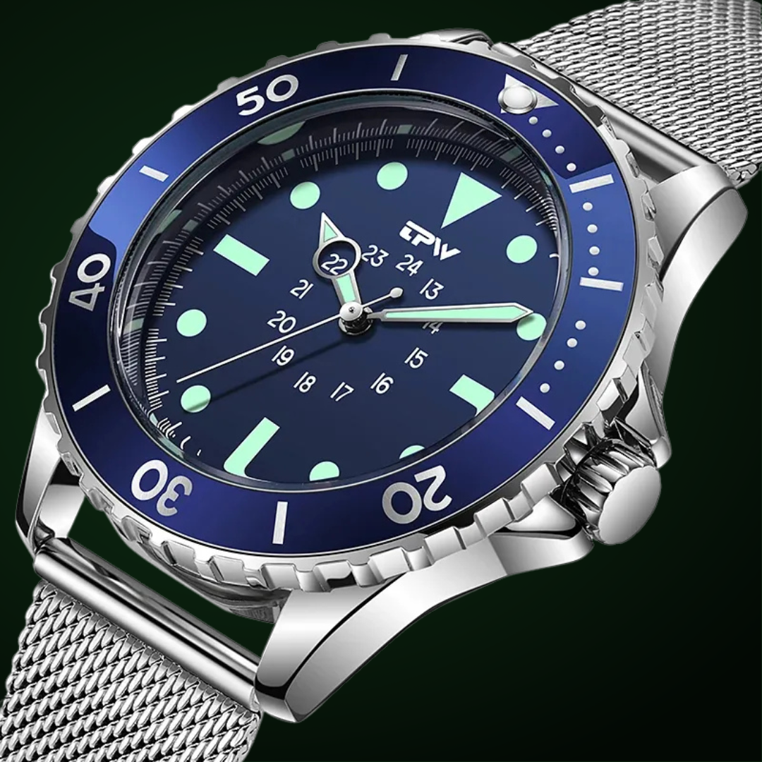 Wasserdichte Herren-Taucheruhr - Militärdesign &amp; Präzision