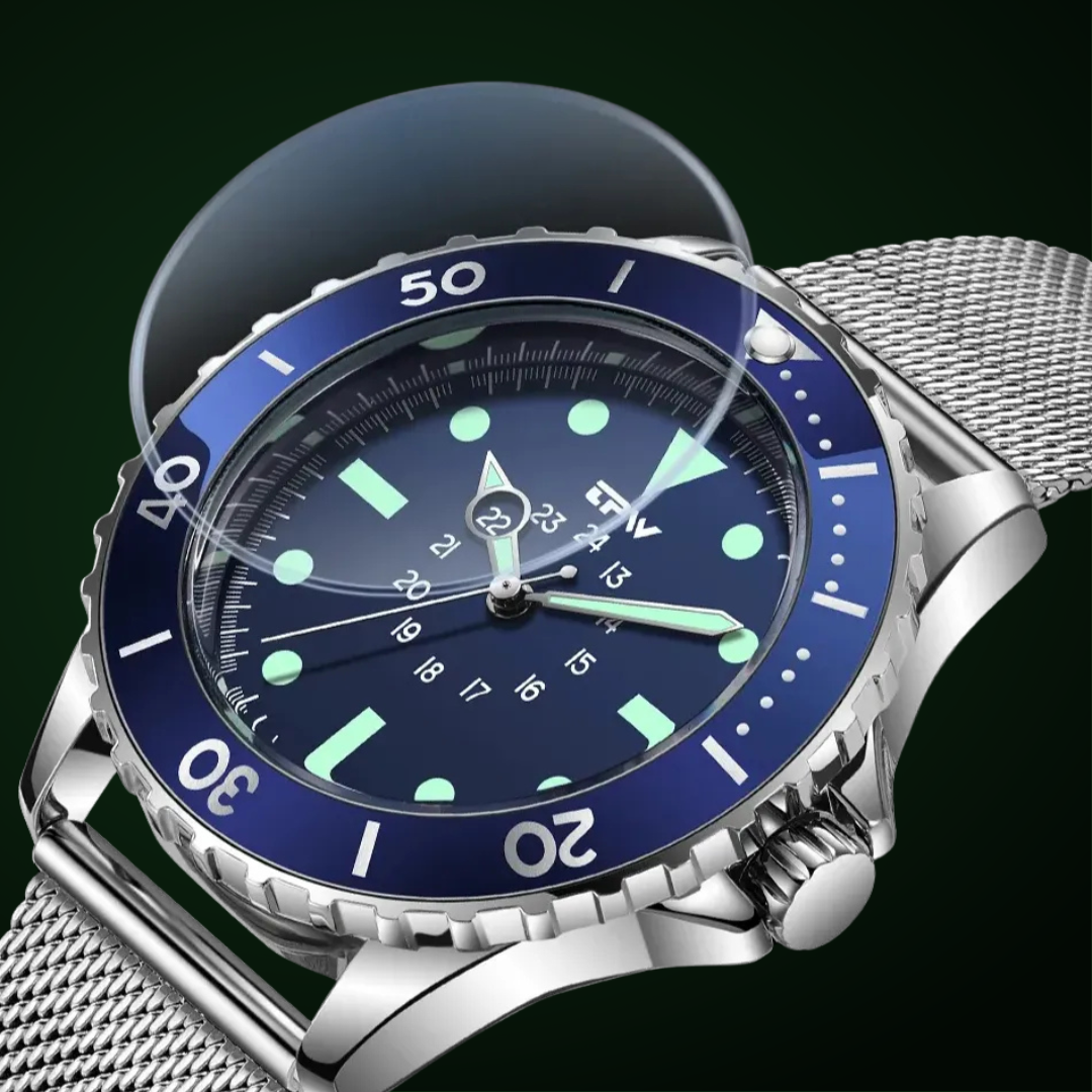Wasserdichte Herren-Taucheruhr - Militärdesign &amp; Präzision
