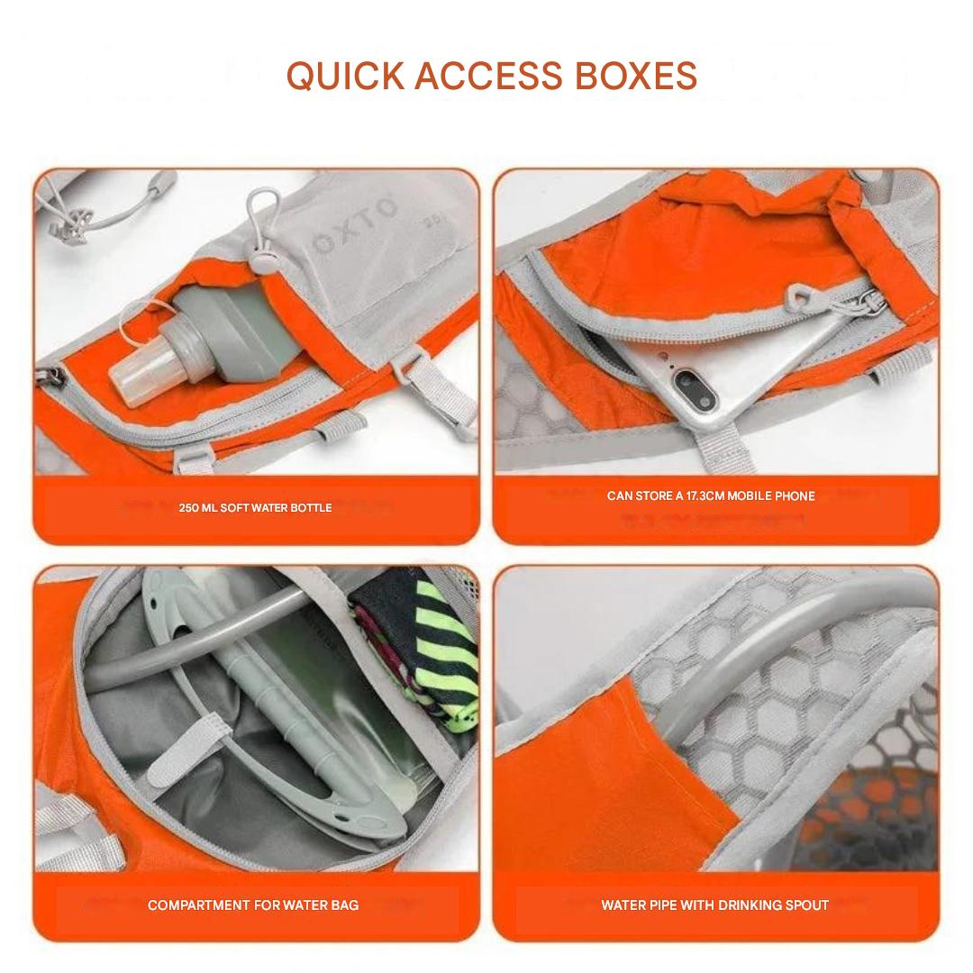 Wasserdichter Rucksack mit Wasserblase für Abenteuer