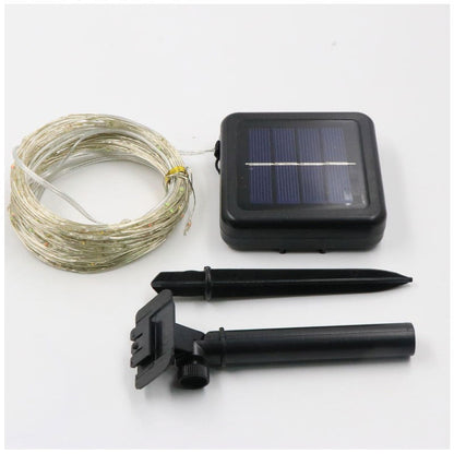 Wasserfeste Lichterkette mit Solarenergie - Außenbereich Beleuchtung