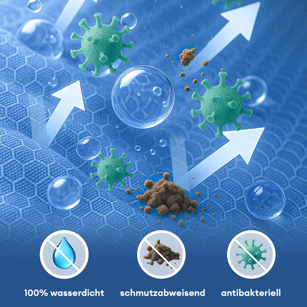 Wasserfestes Orthopädisches Hundebett - Komplettunterstützung Groß