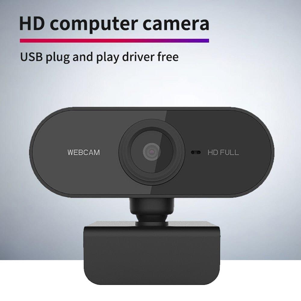 Webcam 1080P Full HD Webkamera mit Mikrofon USB Plug Webkamera für PC Computer Mac Laptop Desktop YouTube Skype Mini Kamera