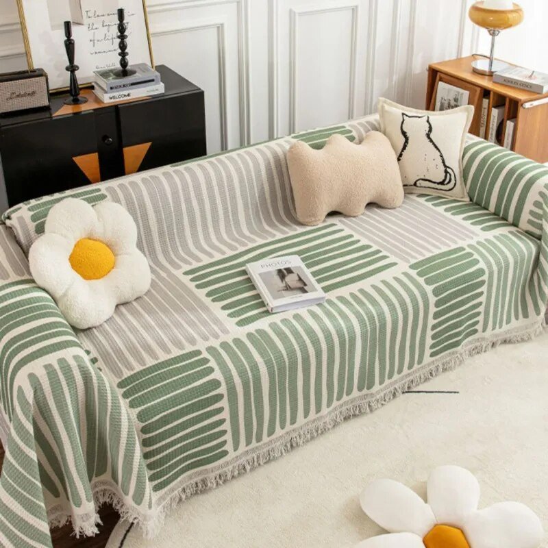 Komfortable Sofadecke - Abstraktes Muster &amp; Weicher Komfort