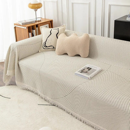 Komfortable Sofadecke - Abstraktes Muster &amp; Weicher Komfort