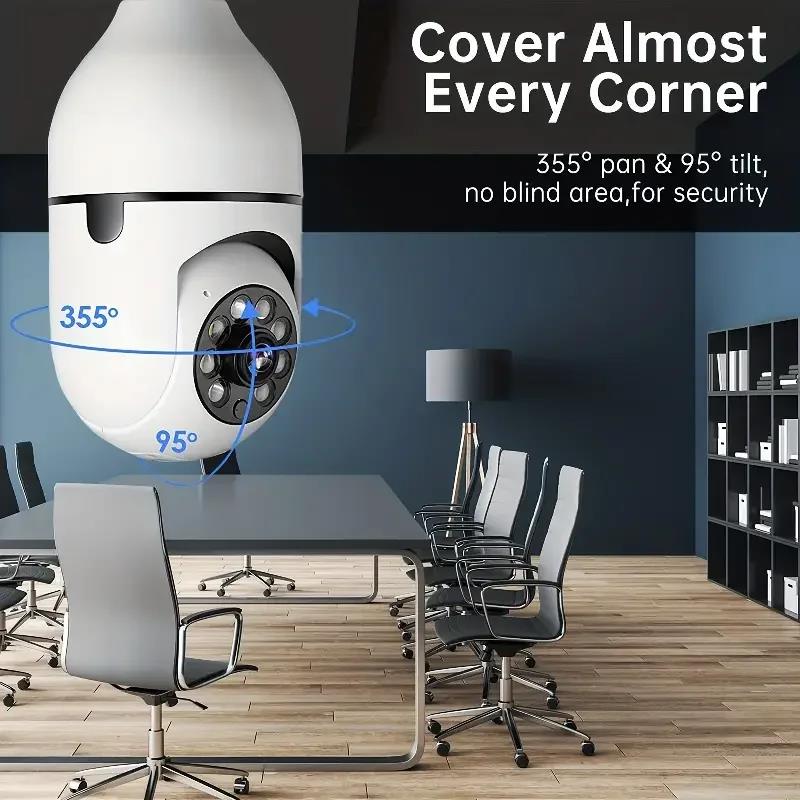SafeView 360 – Intelligente Überwachungskamera | 360° Sicht &amp; Nachtsicht