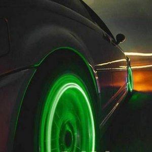 Bewegungsgesteuerte LED-Radlichter