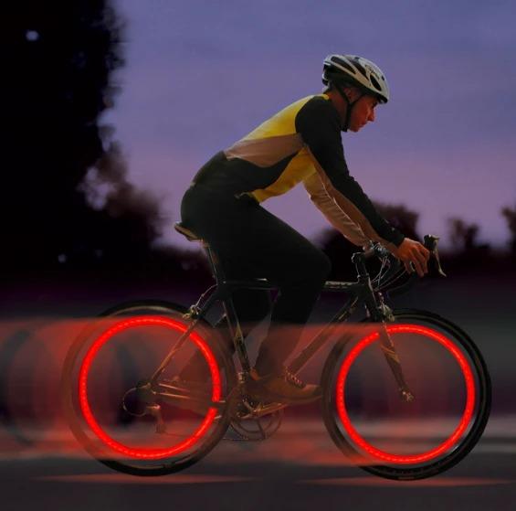 Bewegungsgesteuerte LED-Radlichter