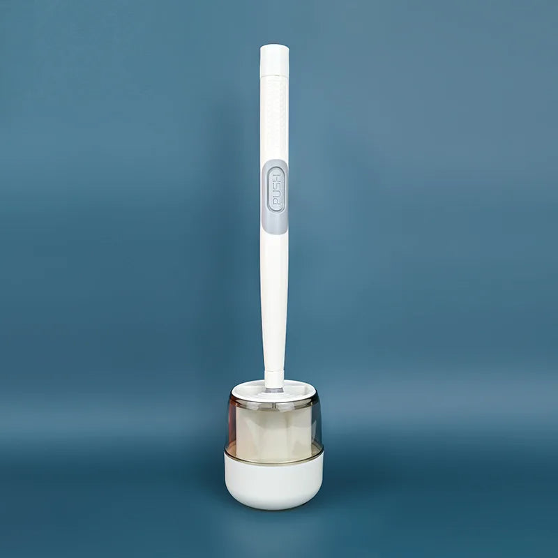 Haushaltsbohrfreie Wandhängende lange Griff Silikon Toilettenbürste