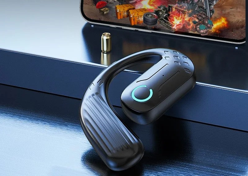 Open-Ear Wireless Bluetooth Headset – 5.4 180° drehender Sport- und Business-Kopfhörer mit Mikrofon