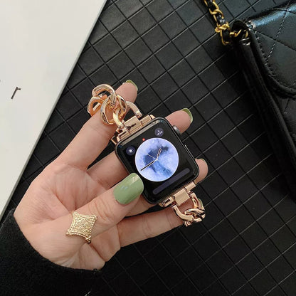 Moderne Edelstahl Apple Watch Band für Damen